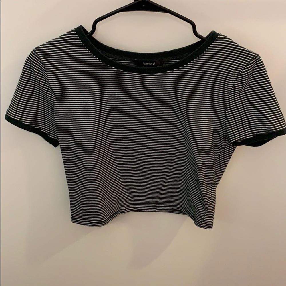 Striped Crop Top